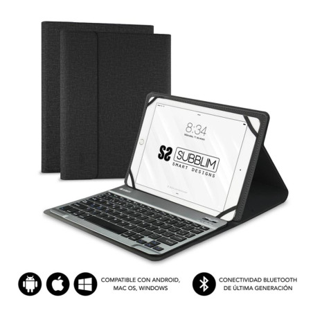 Funda teclado subblim teclado 101 pulgadas