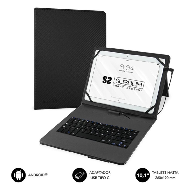 Funda teclado subblim tablet 101 pulgadas