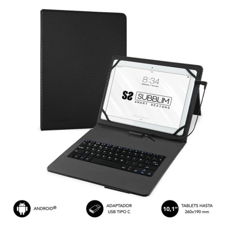 Funda teclado subblim tablet 101 pulgadas