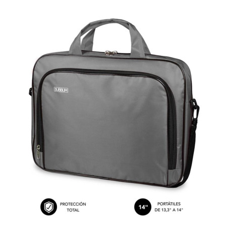 Maletin subblim oxford portatil 133 pulgadas 14 pulgadas gris