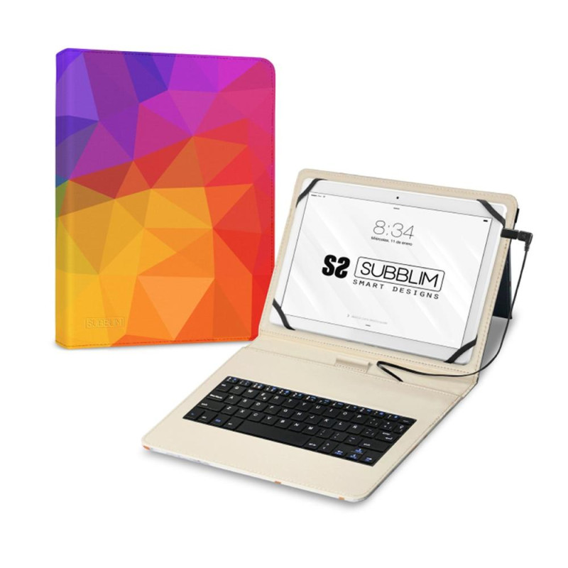 Funda tablet subblim tablet 11 pulgadas triangulos