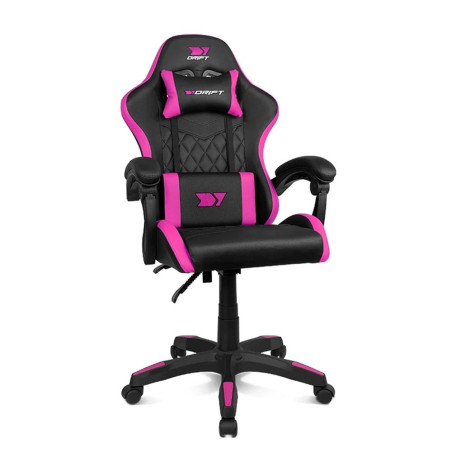 Silla gaming drift dr35 negra fucsia