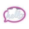 Lampara forever neon led hello pink