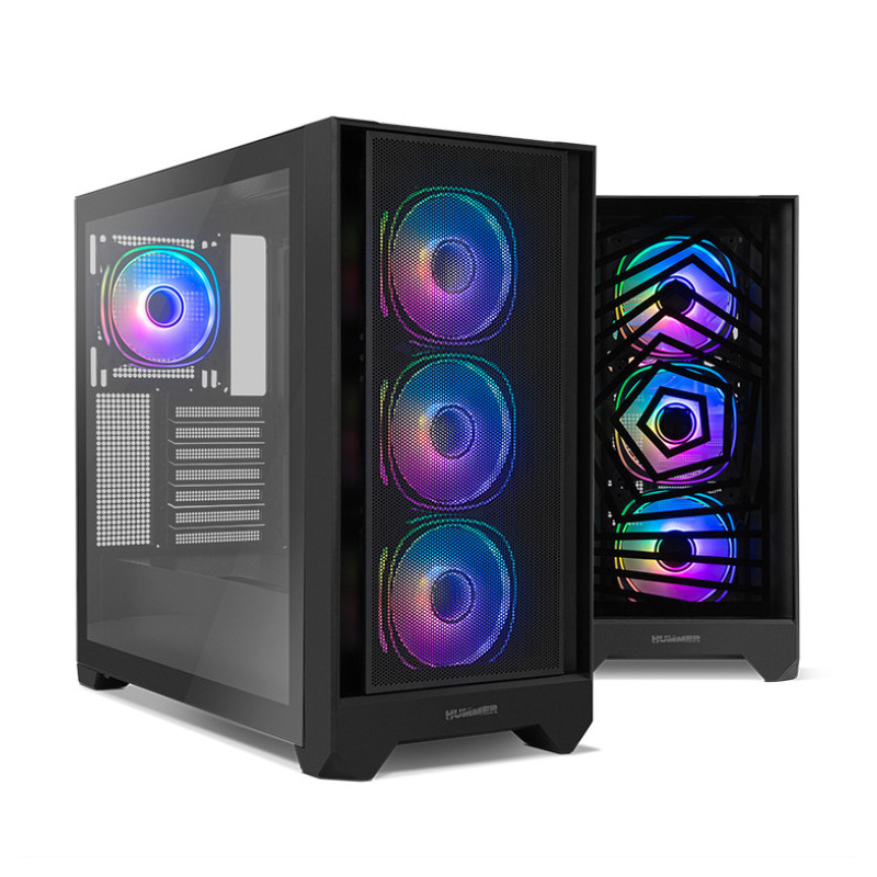 Caja nox hummer plasma semit atx