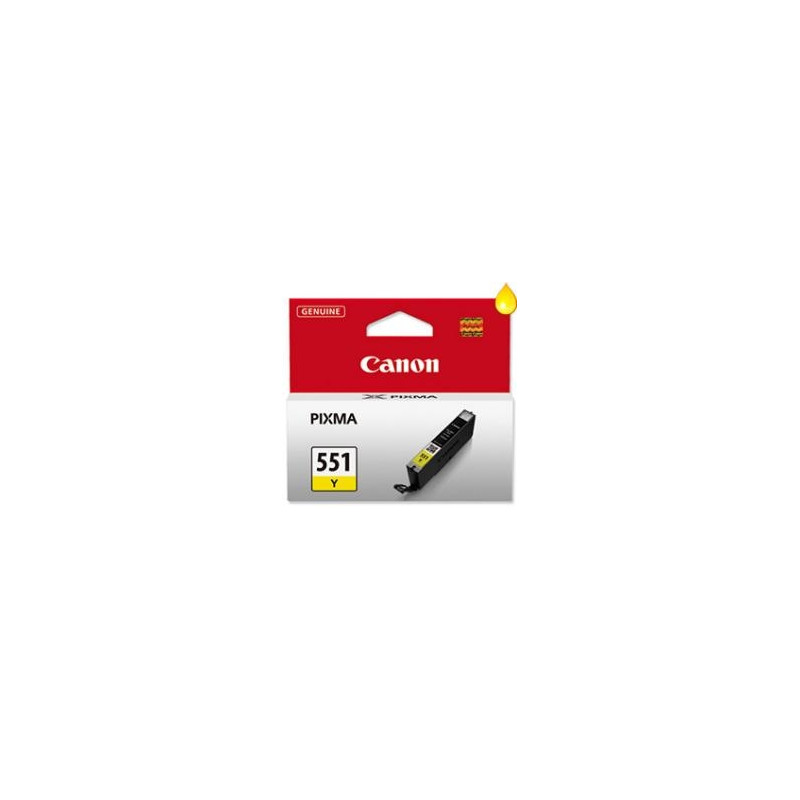 Cartucho tinta canon cli 551y amarillo mg6350