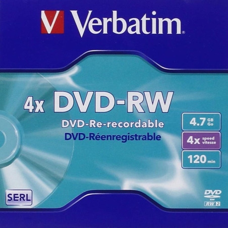 Verbatim dvd rw 47gb 4x tarrina 5