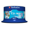 Verbatim cd r 700mb 52x tarrina 50