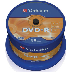 Verbatim dvd r 47gb 16x tarrina 50