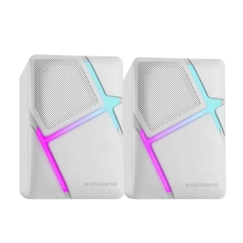 Altavoces mars gaming 20 mshw blanco