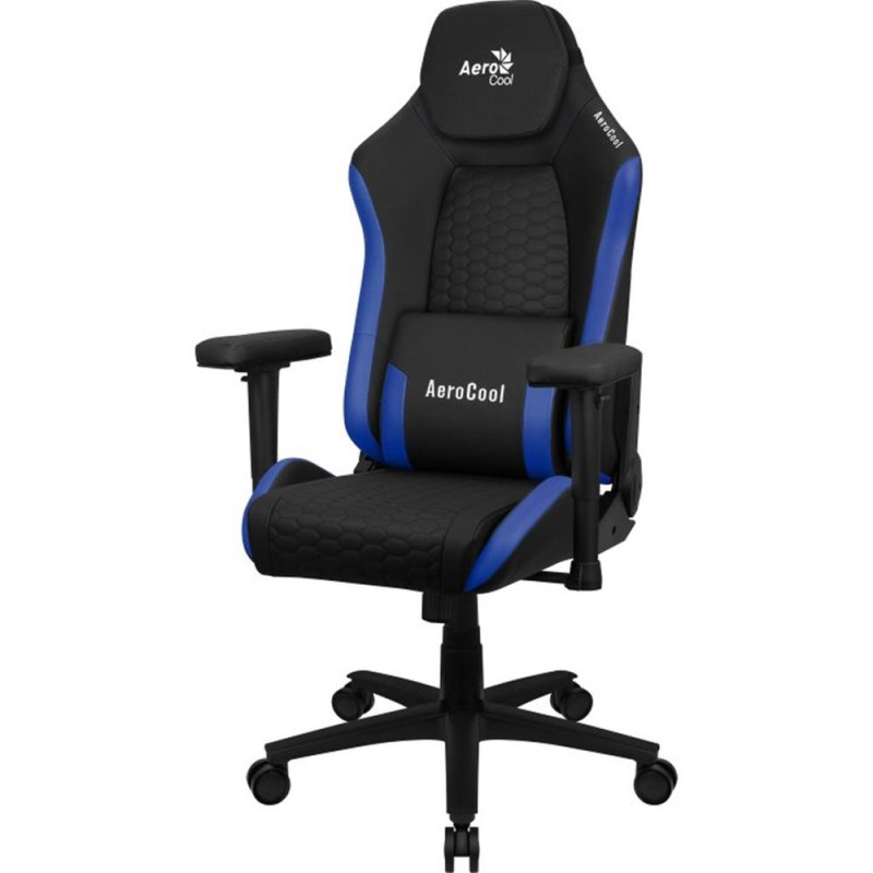 Silla gaming aerocool crown negra azul
