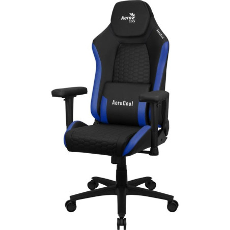 Silla gaming aerocool crown negra azul