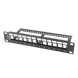 Patch panel lanberg 12 puertos 1u