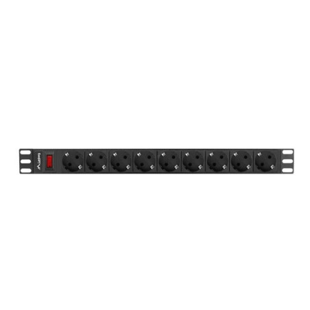 Regleta lanberg 1u 16a 9x schuko