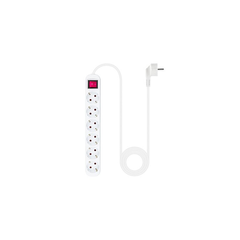 Regleta 6 tomas 14m nanocable con