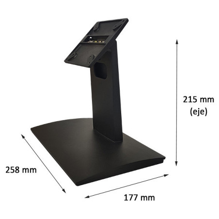 Soporte mesa 10pos vesa 100x75