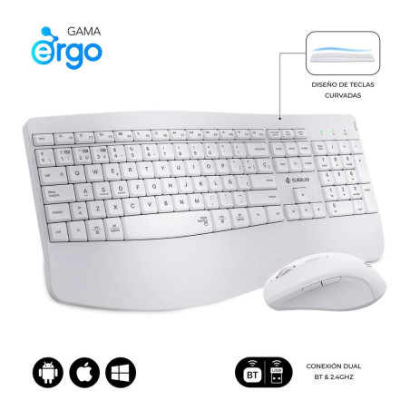 Teclado raton subblim combo dual