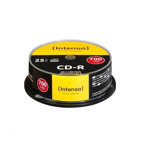 Tarrina cd r virgenes intenso 700mb 80