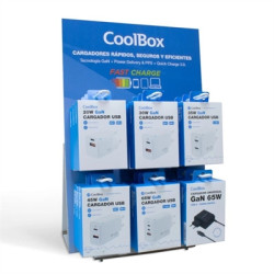 Coolbox pack 18 cargadores gan 