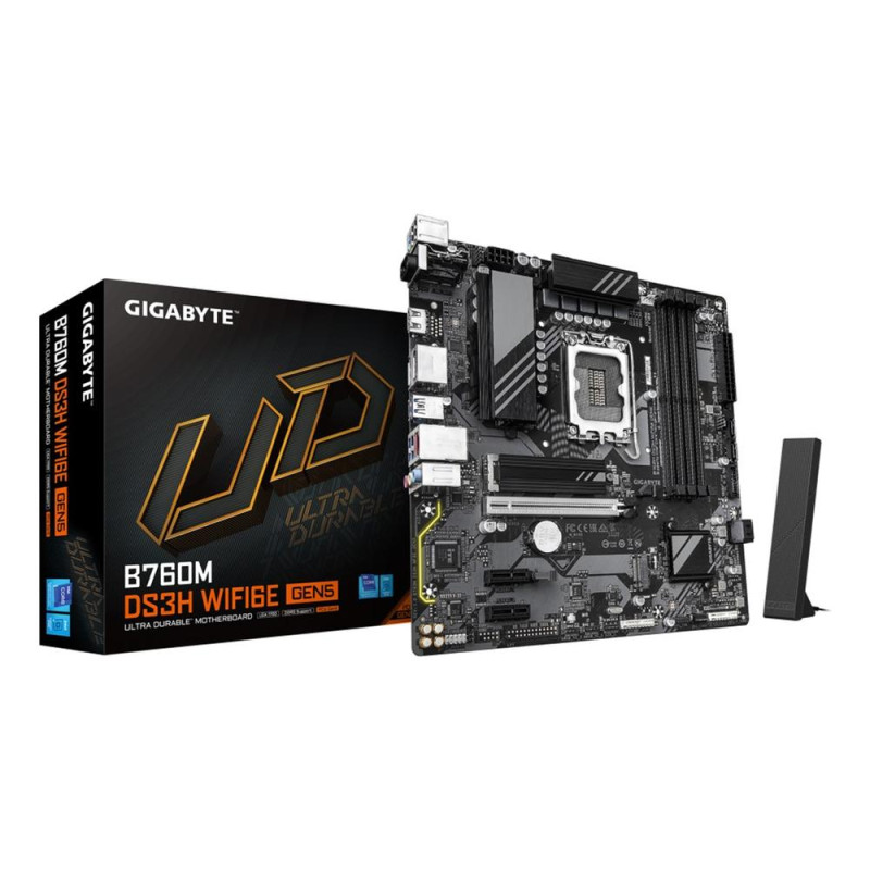 Placa base gigabyte b760m ds3h wifi6e