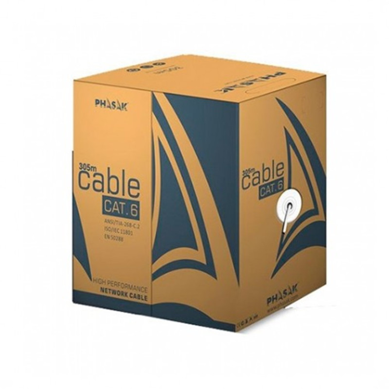 Bobina cable red solido phasak utp