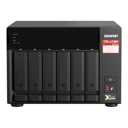 Servidor nas qnap ts 673a 8g 8gb 25g