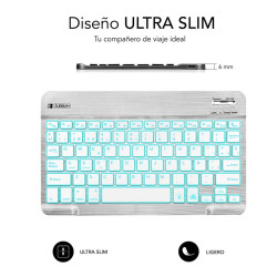 Teclado tablet subblim sub kbt smbl30 inalambrico