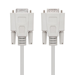 Cable rs232 db9 nanocable 18m macho hembra