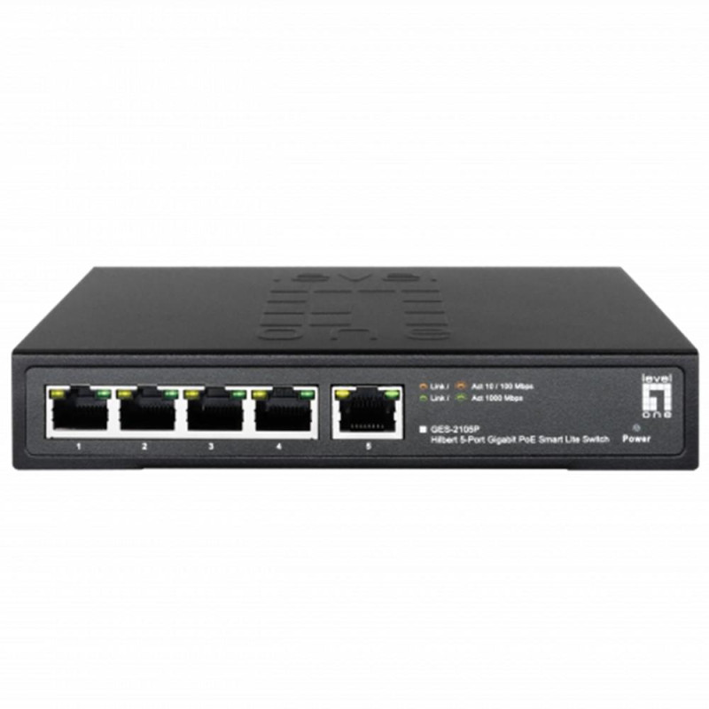 Switch level one ges 2105p 5 puertos