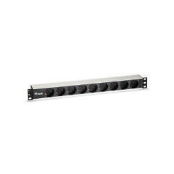 Regleta equip rack 19 pulgadas 1u 9