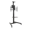 Soporte suelo ruedas tooq rotacion 90