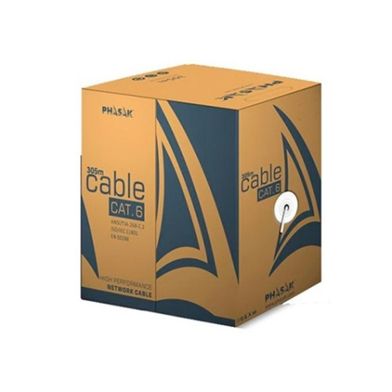 Bobina cable red solido phasak utp