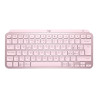 Teclado logitech mx keys mini rosa