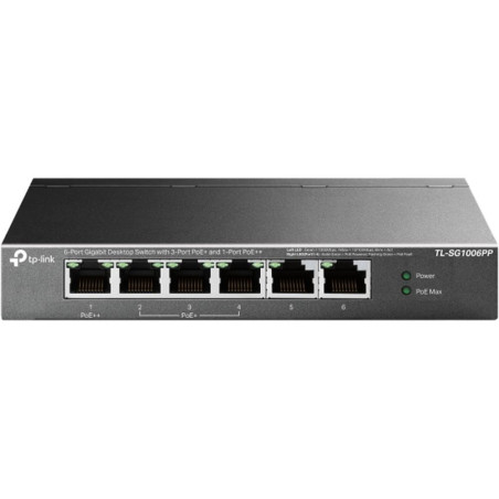 Switch tp link tl sg1006pp 6 puertos