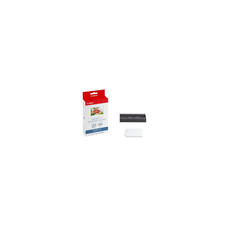 Papel foto canon selphy kc 18if 
