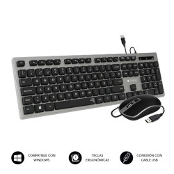 Teclado raton subblim subkbc ceke50
