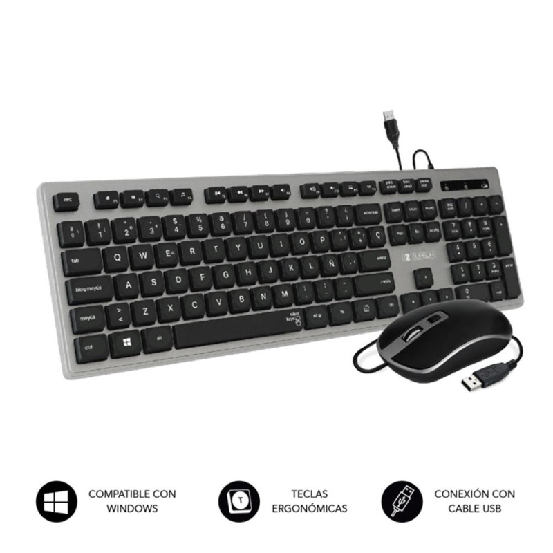 Teclado raton subblim subkbc ceke50