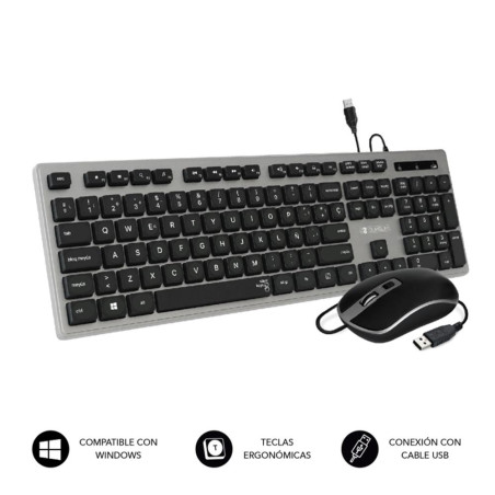 Teclado raton subblim subkbc ceke50