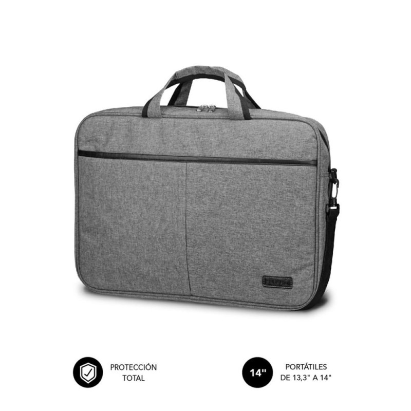 Maletin subblim elite portatil 133 pulgadas 14 pulgadas gris