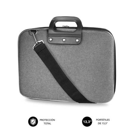 Maletin subblim eva portatil 133 pulgadas gris