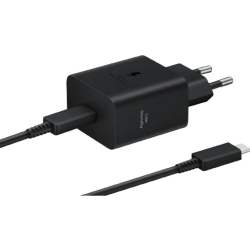 Cargador samsung usb c 45w negro con