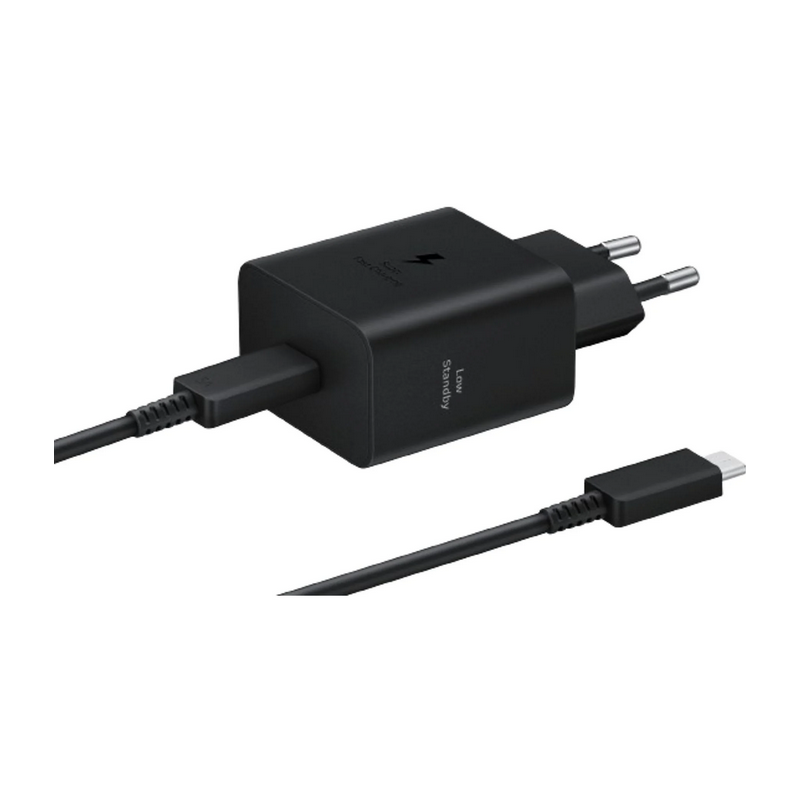 Cargador samsung usb c 45w negro con