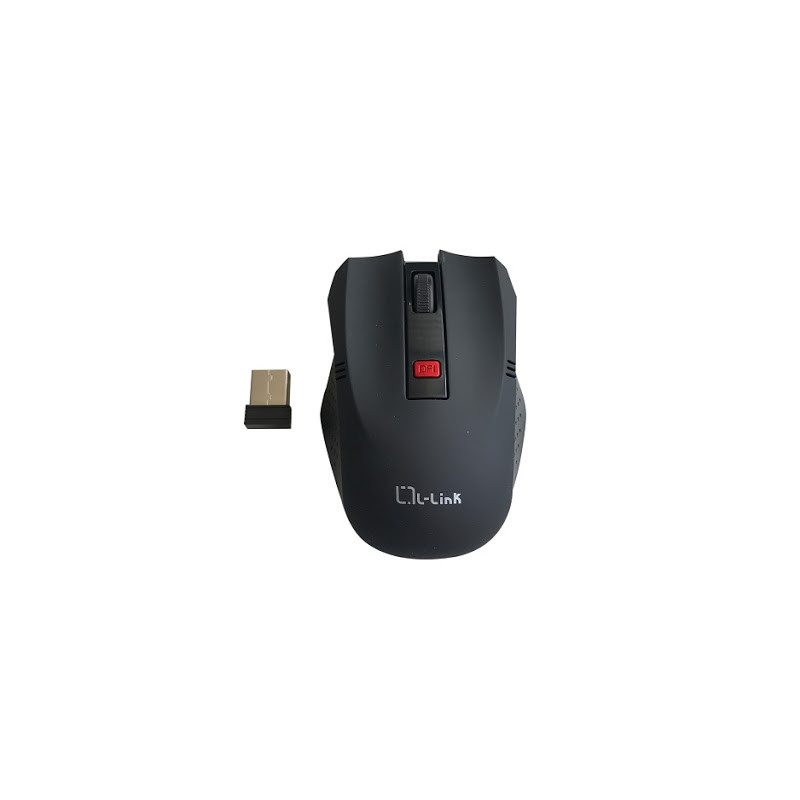 Raton optico inalambrico l link negro