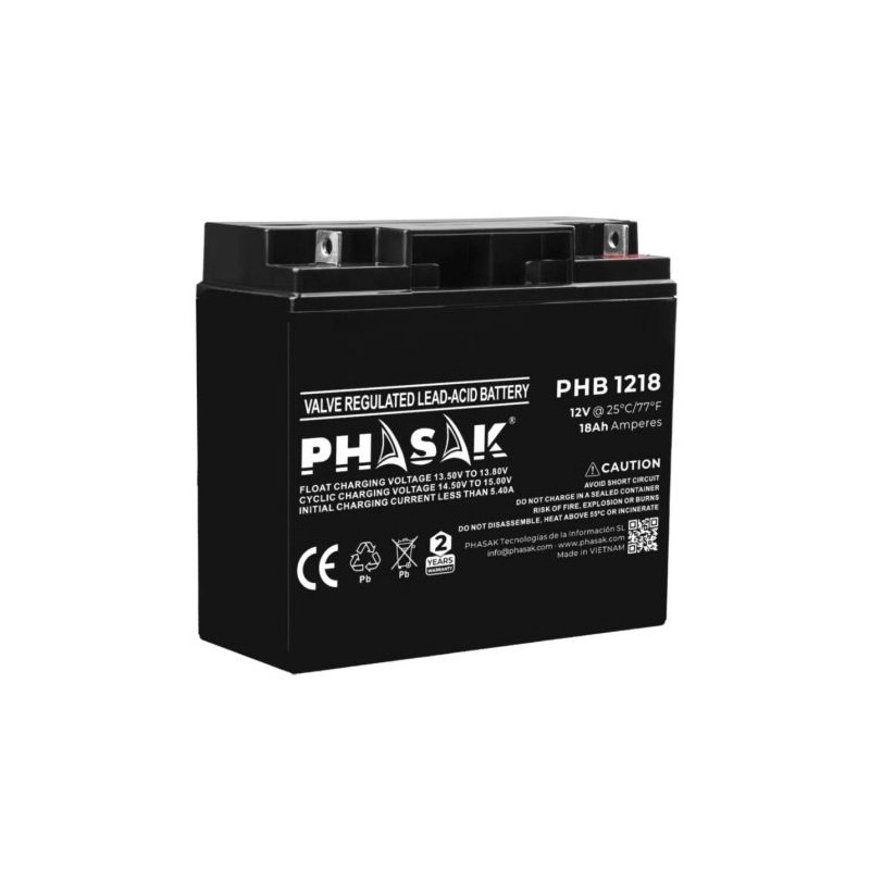 Bateria phasak phb 1218 compatible sais