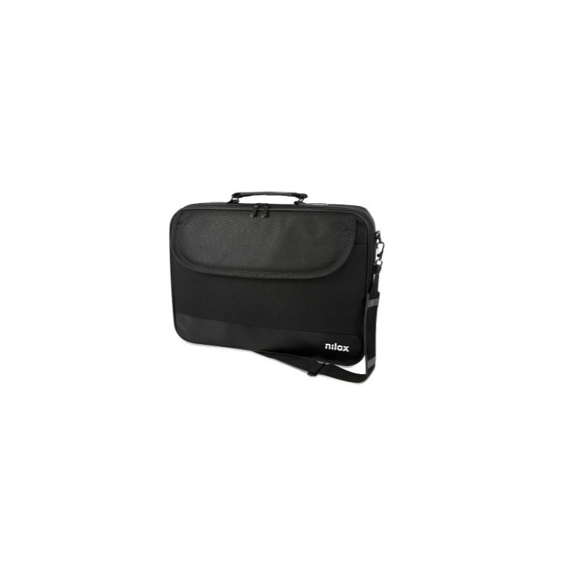 Maletin nilox duro portatil 156 pulgadas negro