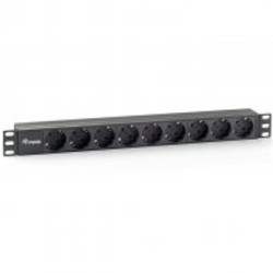 Regleta alimentacion equip rack 19 pulgadas 1u