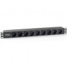 Regleta alimentacion equip rack 19 pulgadas 1u