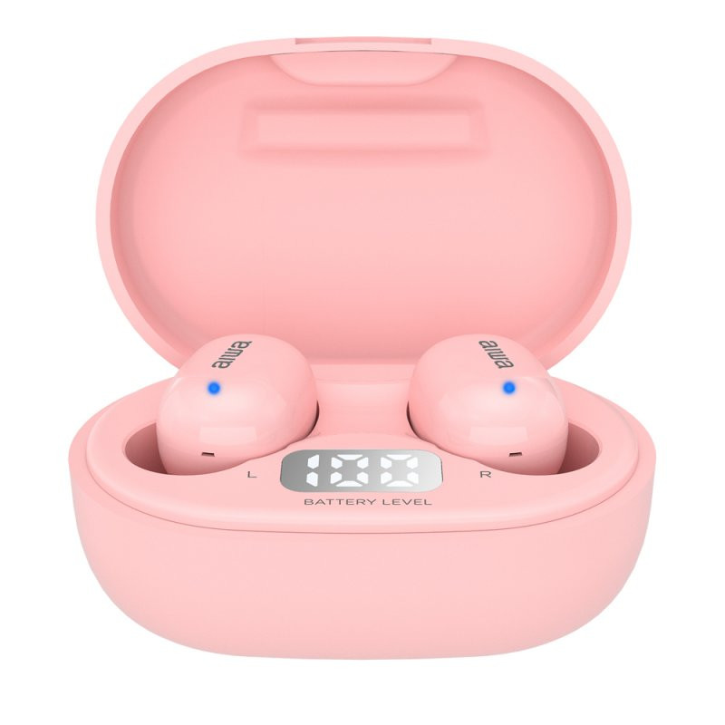 Auriculares inalambricos aiwa ebtw 150 bluetooth rosa