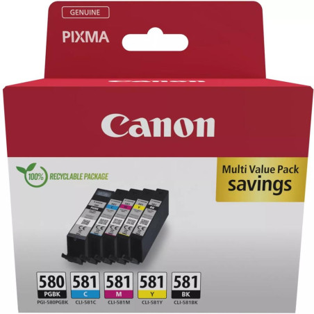 Multipack canon pgi 580 pgbk cli 581