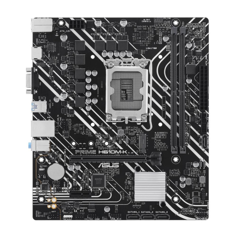 Placa base asus intel prime h610m k