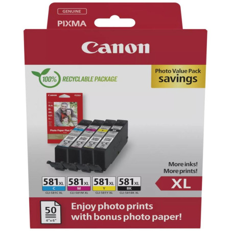 Multipack canon cli 581xl bk c m